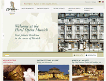 Tablet Screenshot of hotel-opera.de